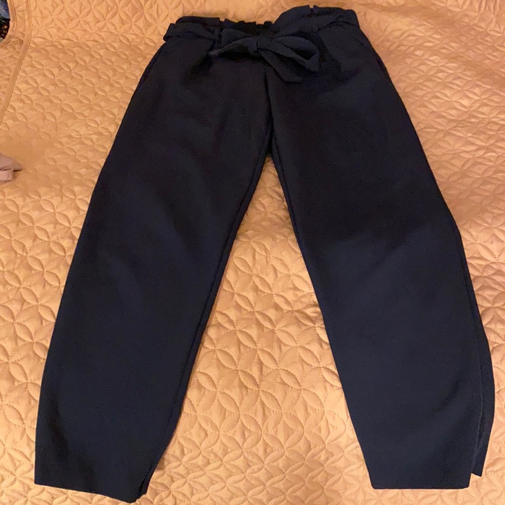 Blue slacks, size M